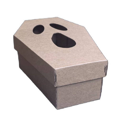 CAJA ATAUD CON VENTANA KFT (PAQ DE 10 PEZAS)