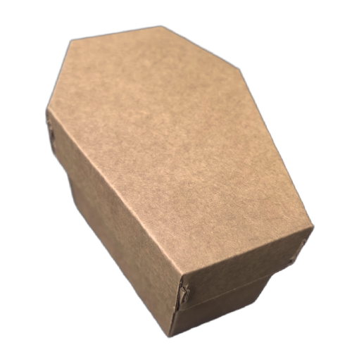 CAJA ATAUD CON VENTANA KFT (PAQ DE 10 PEZAS)