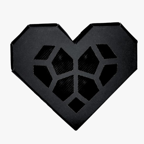 CAJA CORAZON CH NGO VENTANA (PAQ DE 10 PZAS)