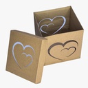 CUBO 30 KFT CORAZONES (PAQ DE 10 PZAS)