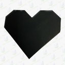 CAJA CORAZON GDE NGO (PAQ DE 10 PZAS)