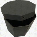 CAJA OCTAGONAL NGO (PAQ DE 5 PZAS)