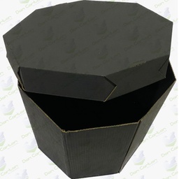 [DC0016] CAJA OCTAGONAL NGO (PAQ DE 5 PZAS)