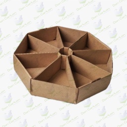 [DC0053] CHAROLA OCTAGONAL BAJA KFT C/DIVS (PAQ DE 5 PZAS)