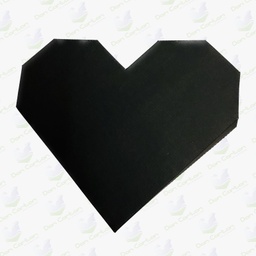 [DC0010] CAJA CORAZON GDE NGO (PAQ DE 10 PZAS)